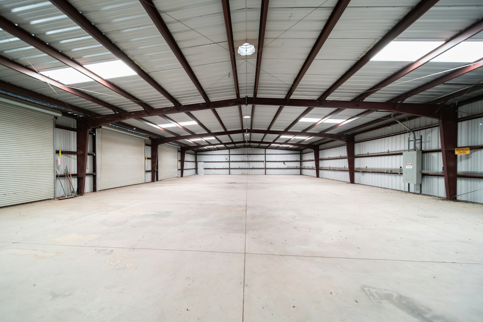 Commercial warehouse and loading bays